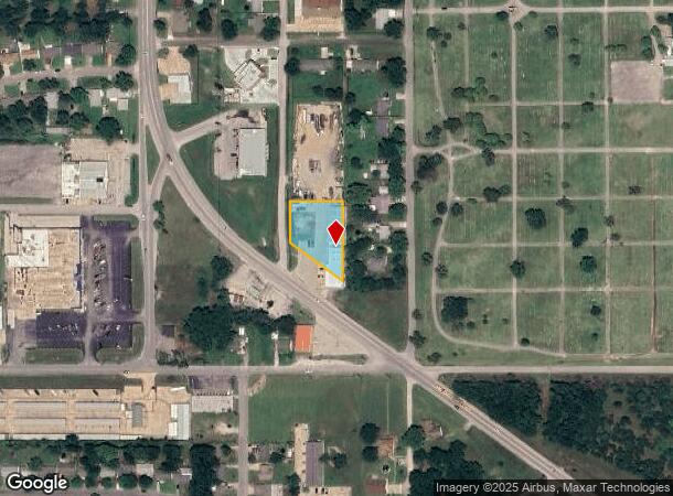  1943 S Water St, Sapulpa, OK Parcel Map