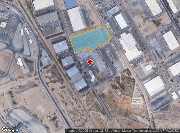  9601 Joe Rodriguez, El Paso, TX Parcel Map