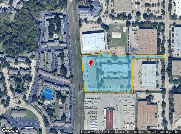  2155 Chenault Dr, Carrollton, TX Parcel Map