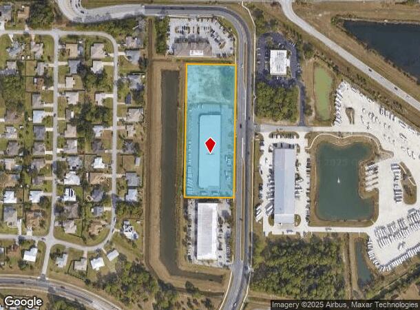 1340 Culver Dr Ne, Palm Bay, FL Parcel Map
