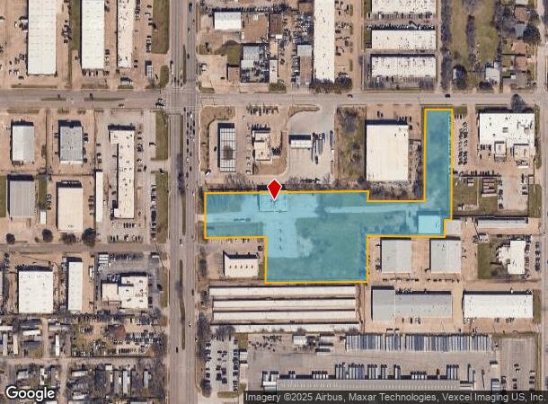 618 N Belt Line Rd, Irving, TX Parcel Map