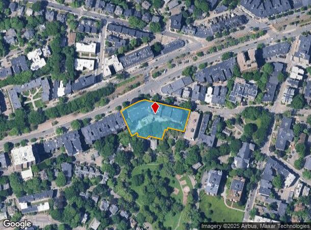  1443 Beacon St, Brookline, MA Parcel Map