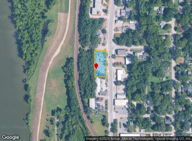  629 N 2Nd St, Lawrence, KS Parcel Map