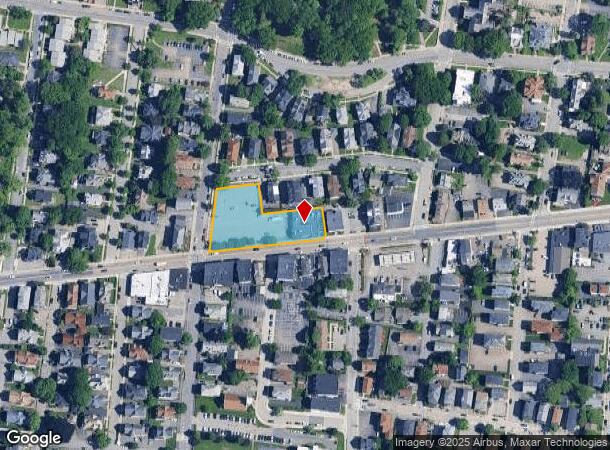  124 Highland St, Worcester, MA Parcel Map