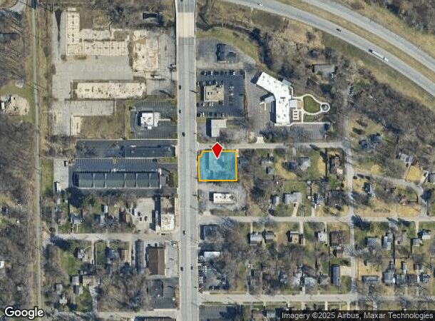  424 N Dixie Way, South Bend, IN Parcel Map
