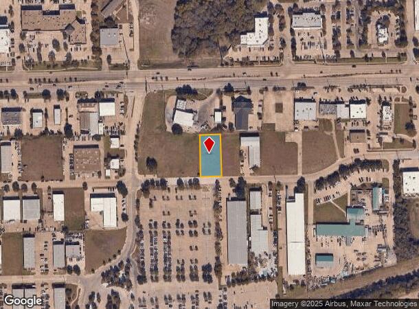  4201 Industrial St, Rowlett, TX Parcel Map
