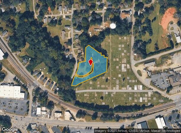  106 N 4Th St, Easley, SC Parcel Map