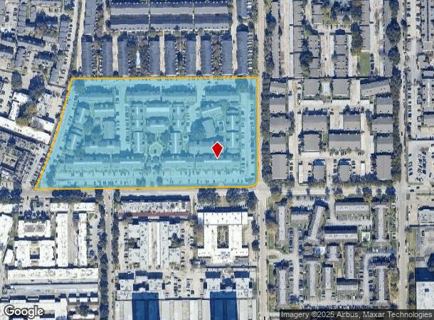 7500 Bellerive Dr, Houston, TX Parcel Map