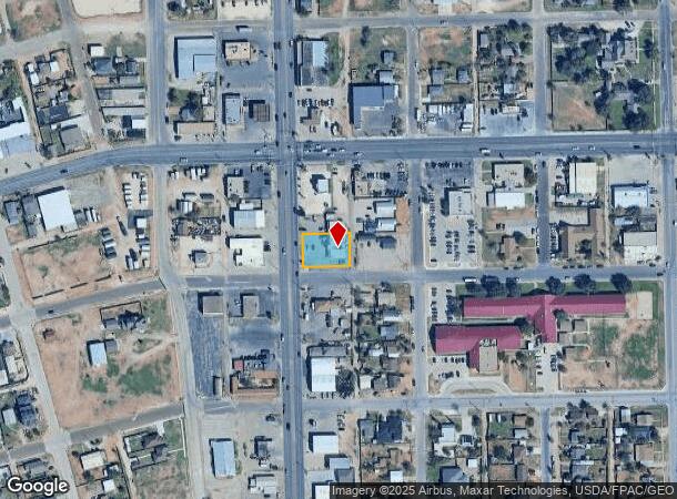  911 S Big Spring St, Midland, TX Parcel Map