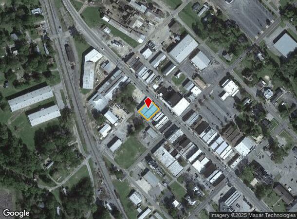  135 N 2Nd St, Cochran, GA Parcel Map