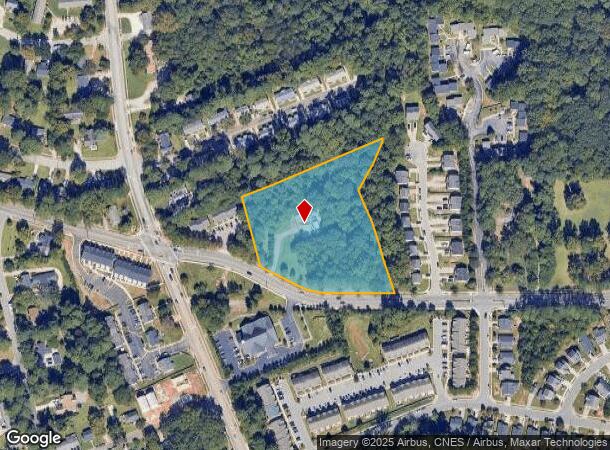  609 Cross Link Rd, Raleigh, NC Parcel Map