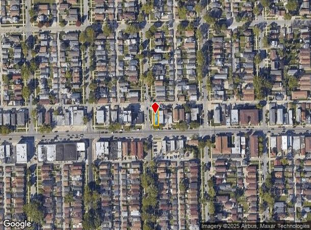  7624 W Belmont Ave, Chicago, IL Parcel Map