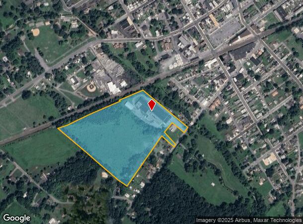  223 W Poplar St, Fleetwood, PA Parcel Map