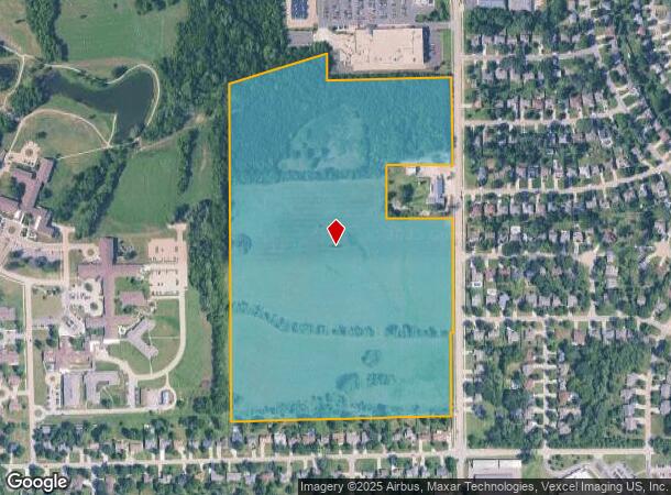 Sw Urish Rd, Topeka, KS Parcel Map