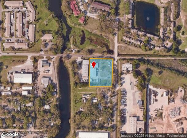 1496 Donegan Rd, Largo, FL Parcel Map