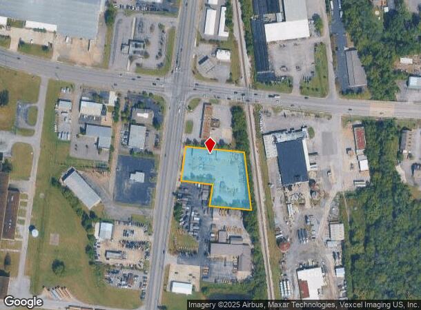  1425 S Church St, Murfreesboro, TN Parcel Map