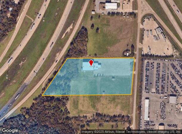  2555 S Ledbetter Dr, Dallas, TX Parcel Map