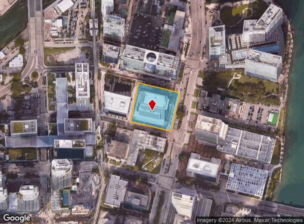  600 Brickell Ave, Miami, FL Parcel Map