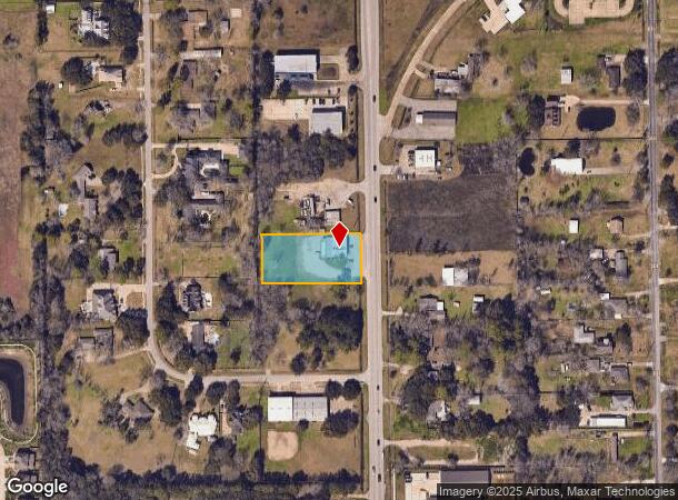 2816 Manvel Rd, Pearland, TX Parcel Map