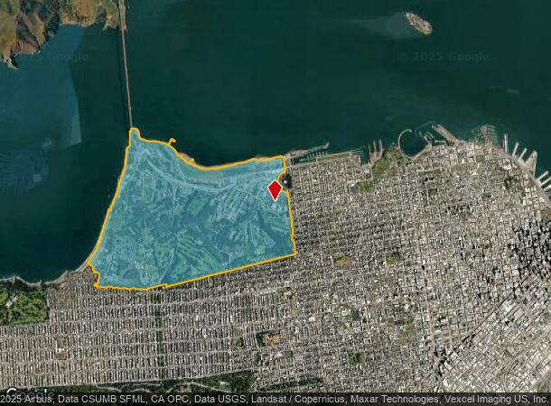  3550 Pacific Ave, San Francisco, CA Parcel Map