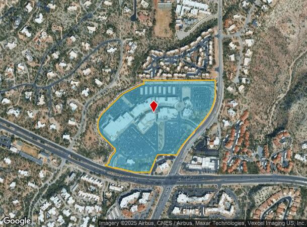  2775 E Skyline Dr, Pima County, AZ Parcel Map