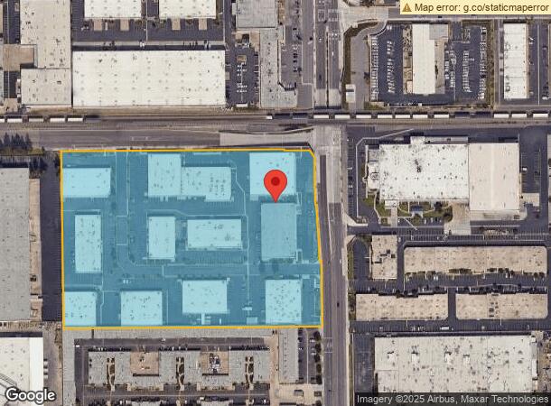  615 S State College Blvd, Fullerton, CA Parcel Map