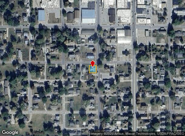 303 S Clinton St, Albia, IA Parcel Map