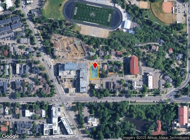 1302 Grandview Ave, Boulder, CO Parcel Map