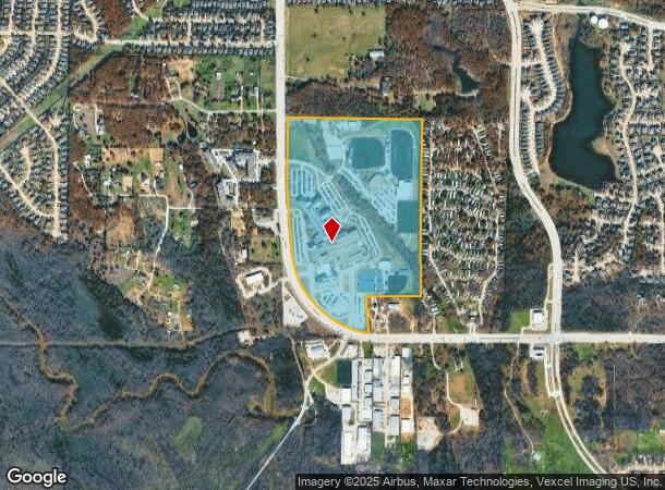  7501 Teasley Ln, Denton, TX Parcel Map