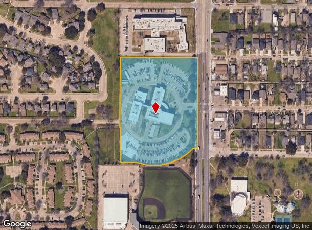  3939 N Hampton Rd, Dallas, TX Parcel Map
