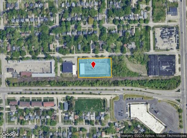  2424 Kansas Ave, Flint, MI Parcel Map