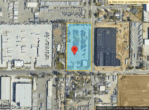  13860 Santa Ana Ave, Fontana, CA Parcel Map