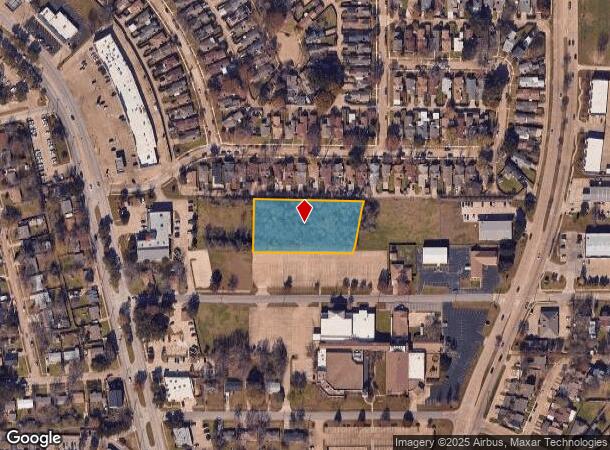  1316 N Galloway Ave, Mesquite, TX Parcel Map