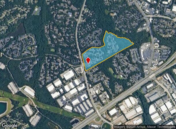  3341 Peachtree Corners Cir, Peachtree Corners, GA Parcel Map