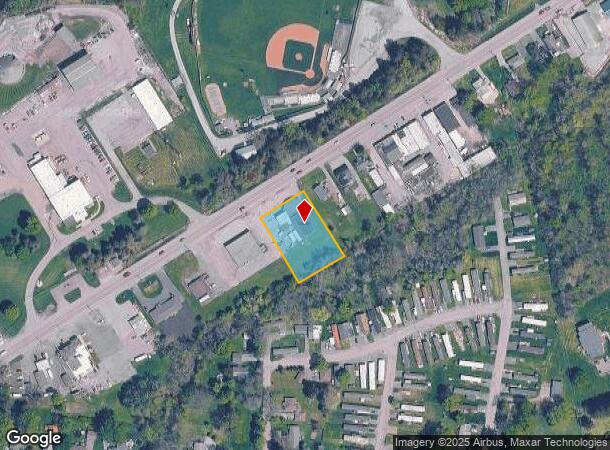 1151 E Union St, Newark, NY Parcel Map