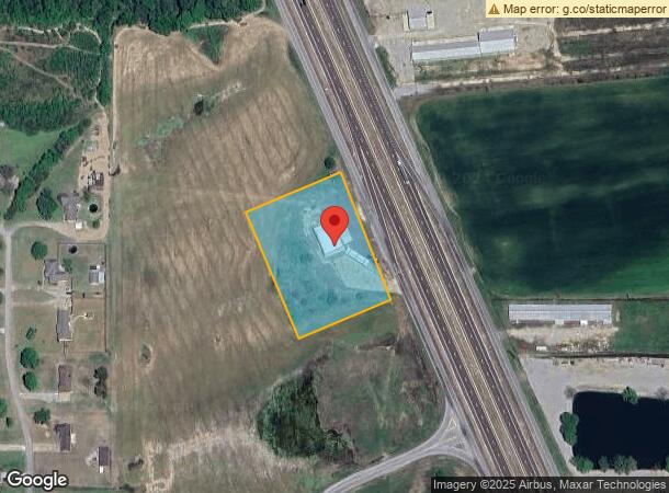  7373 S I-55 Service Rd, Crawfordsville, AR Parcel Map