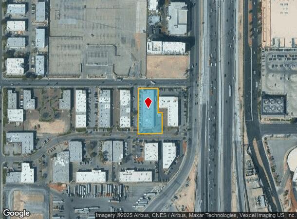  3055 W Tompkins Ave, Las Vegas, NV Parcel Map