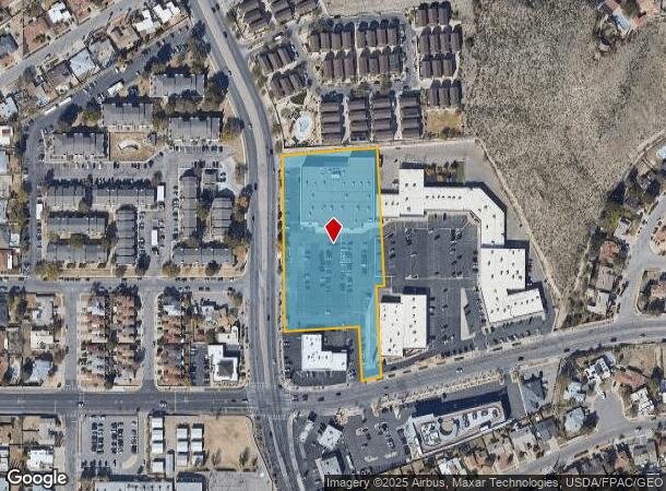  1015 Belvidere St, El Paso, TX Parcel Map