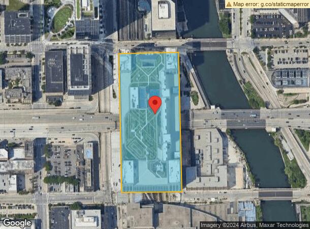  433 W Van Buren St, Chicago, IL Parcel Map