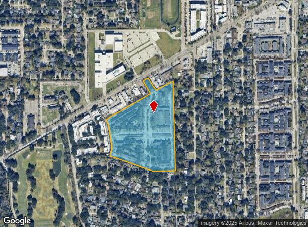  7575 Bissonnet St, Houston, TX Parcel Map