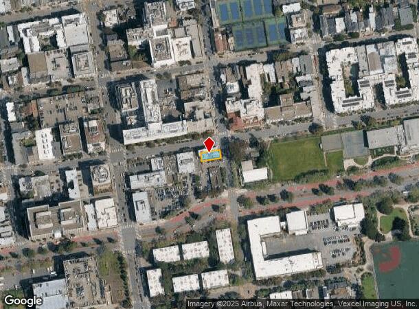 2201 Post St, San Francisco, CA Parcel Map
