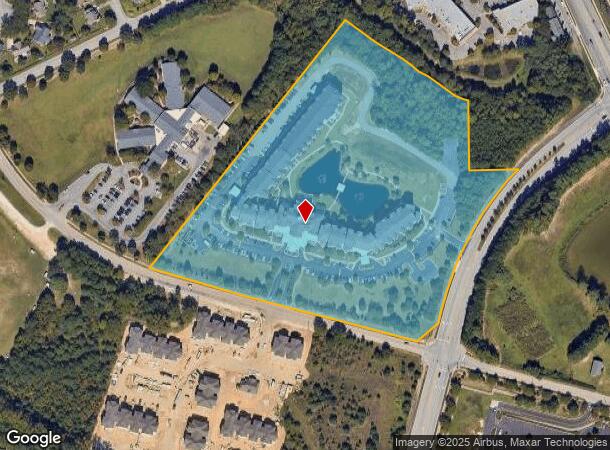  10000 Cambridge Village Loop, Apex, NC Parcel Map