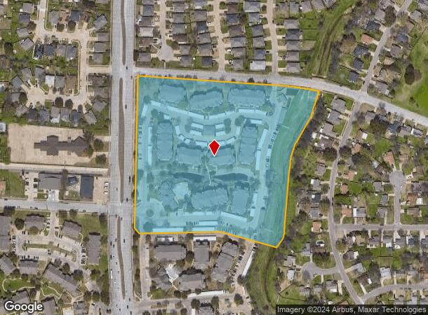  7000 N Beach St, Fort Worth, TX Parcel Map