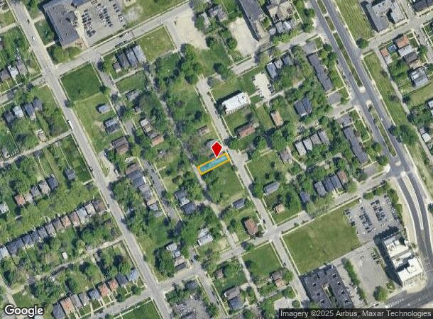  7501 Dunedin St, Detroit, MI Parcel Map