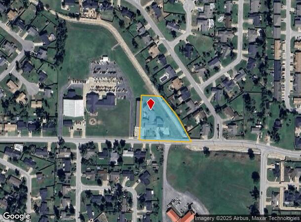 2407 W Oak St, Rogers, AR Parcel Map