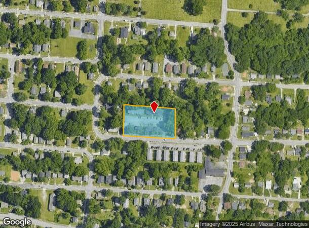  1403 E Commerce Ave, High Point, NC Parcel Map