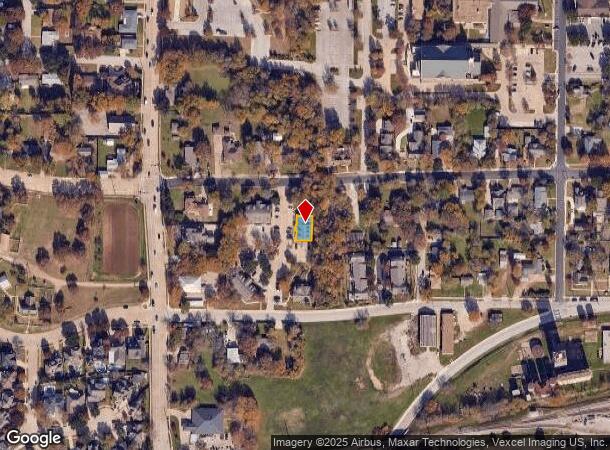 621 W College St, Grapevine, TX Parcel Map