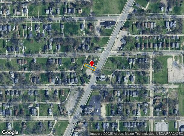 1611 N Detroit Ave, Toledo, OH Parcel Map