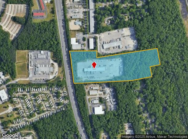  9600 Express Ln, North Chesterfield, VA Parcel Map