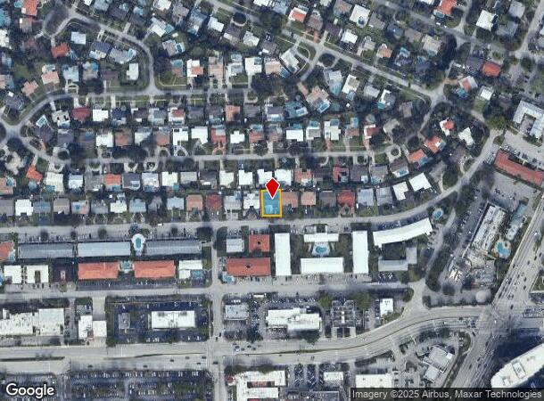  2121 Ne 51St Ct, Fort Lauderdale, FL Parcel Map